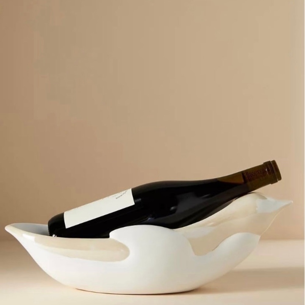 Wine bottle holder from Anthropologie